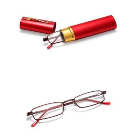 Effektive stilfulde læsebriller med styrke (+1.0-+4.0) Rød +1.0 RED