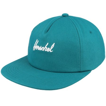 Herschel - Bleu snapback Casquette - Scout Embroidery Harbour Blue/Blanc De Blanc Snapback @ Hatstore
