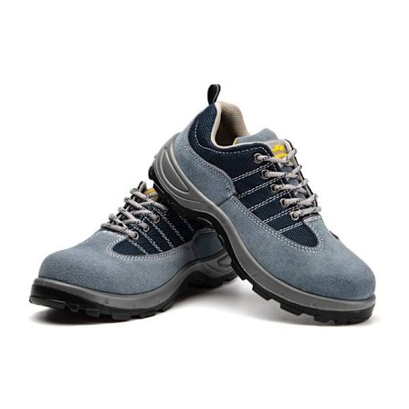 Arbejdsvenlige sko, anti-stik sikkerhedssko, herresko, skridsikre og slidstærke, komfortable og åndbare (farve: grå) -38