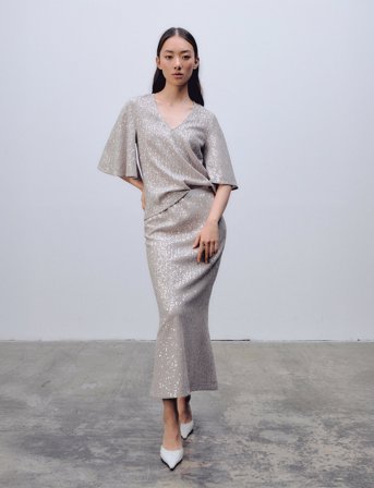 Ida Sjöstedt Myra Top - Silver - 40