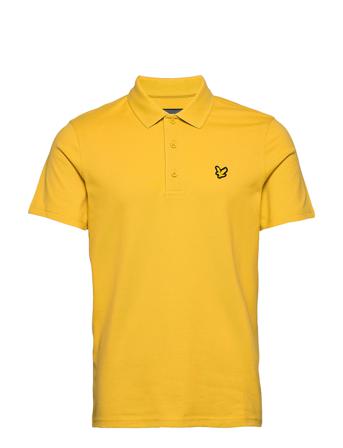 Sport Ss Polo Polos Short-sleeved Gul Lyle & Scott Sport