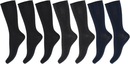 Decoy Ankelstrømpe 7-pak Marine/ sort 37-41, Tøj & Bolig, Ankelsokker, Damesokker