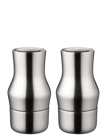Gense Salt- Og Peberkværnsæt Dorotea - Silver - 7.31X 14CM