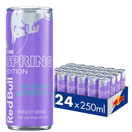 24 x Red Bull Energidryck, 250 ml, Lilac Edition