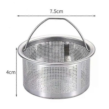 Diskho Avloppssil Bassäng Avloppspropp Rostfritt Stål Diskbänk Avfallsplugg Filter Anti-igensättnings Golvbrunn Kökstillbehör