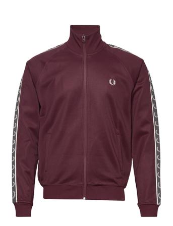 Seasonal Taped Trk Jkt Sweatshirt Trøje Burgundy Fred Perry
