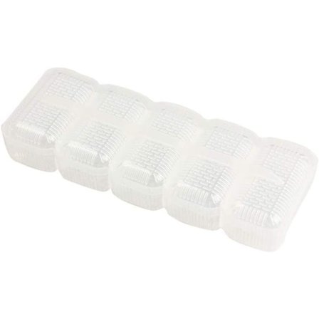 Sushiform (16*6*3,4 mm) - Japansk Nigiri Sushiform Risball 5 Ruller Maker Non Stick Press Bento Verktøy