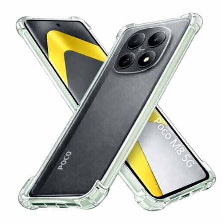 Xiaomi Poco M8 5G - Iskunkestävä Suojakuori TPU Pehmeä Läpinäkyvä Phonillico