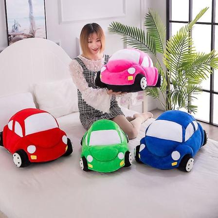 30cm söpö lasten automalli pehmolelu auton muotoinen tyyny pehmolelu syntymäpäivälahja (FMY) pink