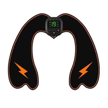 Ergonomisk baldemuskeltræner med 6 justerbare tilstande, orange farve