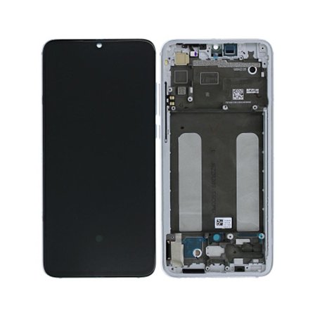 Xiaomi Mi 9 Lite Skärm Original Service Paket - Vit