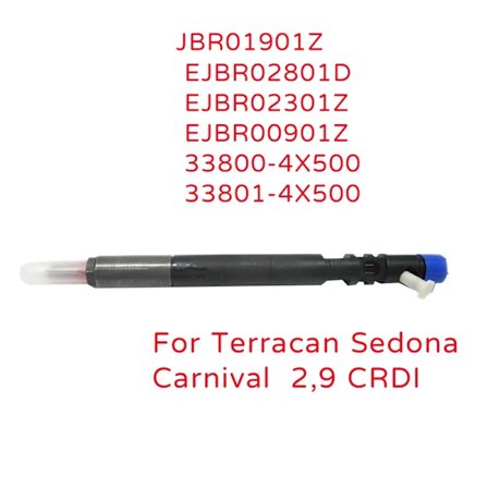 Ny DELPHI EJBR02801D CRDI - Diesel Fuel Injector 33800-4X500 For HYUNDAI TERRACAN 2.9 KIA SEDONA / CARNIVAL 2.9 - Diesel
