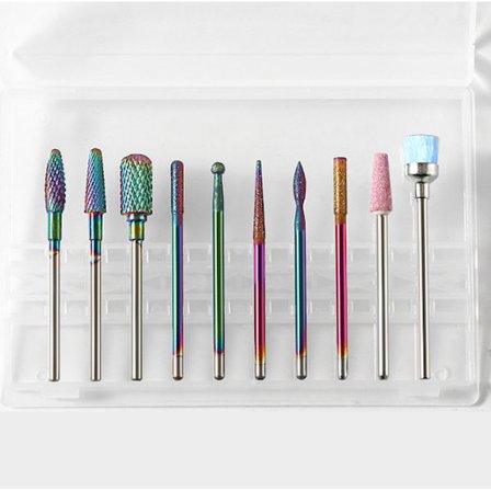 Nagelborr Bits Set Tillverkad av Wolframkarbid Professionell Borttagning