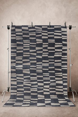 Jotex - Viskoseteppe 200x300 Cm Bomull/Viskose Mørk grå ELLERA - Kjøp Viskosetepper hos Jotex