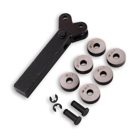 6st retikulerad räfflade kniv 0,5 mm 1,0 mm 2,0 mm HSS inre hål med 1 st stål svarv verktyg hållare spis