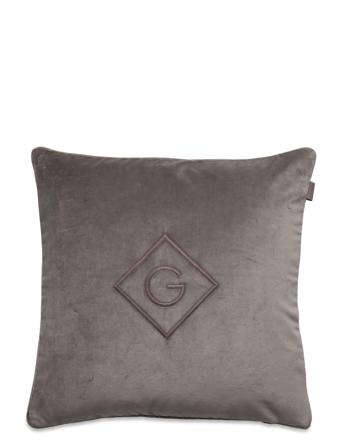 Velvet G Cushion 50X50 Home Textiles Cushions & Blankets Cushions Grå GANT