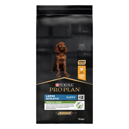 Purina Pro Plan - Puppy Healthy Start Large Athletic tørrfôr til valper 12 kg - Hund - Hundefôr & hundemat - Tørrfôr for hund - ZOO.no