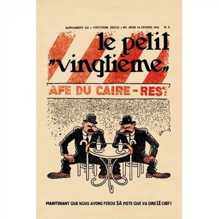 Poster - Le Petit Vingtième: Faraos Cigarer (1933)