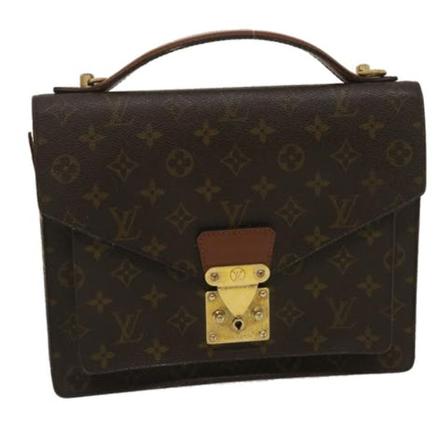 Louis Vuitton Vintage Pre-owned Monceau Brun, Herre Vintage Tasker, Størrelse: ONE Size
