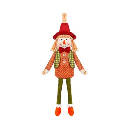 Skremmedukke Stående Skremmedukke Halloween Thanksgiving Høst Utendørs Skremmedukke For Senterbord (Gutt Og Jente Skremmedukke)AA A A