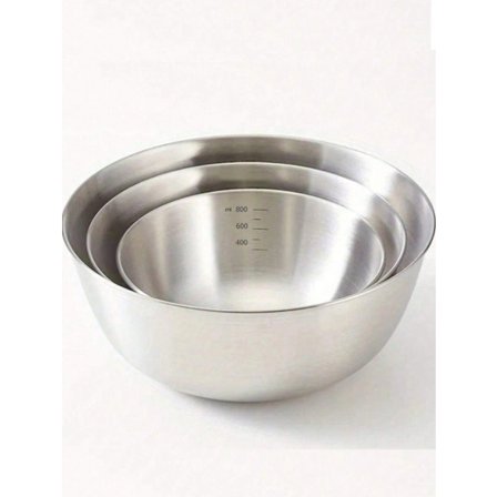 3 stk/1 stk Rustfri salatskål med skala, bake- og eggevispeskål, sett med grønnsaksvaskefat