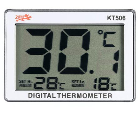 LCD Digital Akvarietermometer Akvarie Vattentermometer 0°C 37°C KT506 Frakt utan batteri LJO8ECDJ