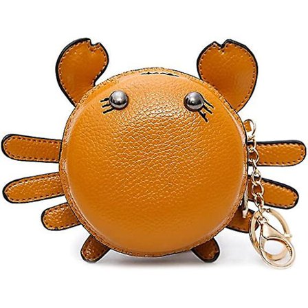 Kolikkopussi Mini Eläinlaukku Söpö Piirretty Kolikkopussi Söpö Laukku Pehmeä Nahkainen Avainkotelo Hiiri Rapu Elefantti