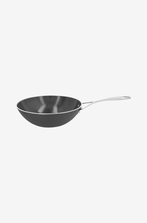 Demeyere - Wok-pannu Alu Pro 5 Ceraforce 30 cm - Musta - Paistinpannut & grillpannut - - Homeroom
