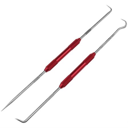 Dubbelspetsig skrapa metallkrok och plockset 45 grader 90 grader spetsigt markeringsverktyg för snickare