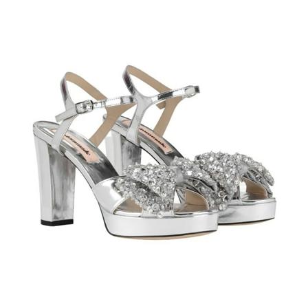 Custommade, High Heel Sandals Szary, Kobieta, Rozmiar: 38 EU