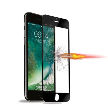 Heltäckande Härdat Glas Till Iphone 8 - Fler Färger Svart