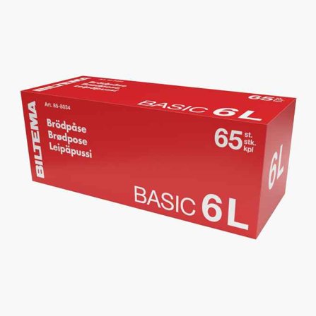 Brödpåse basic 6 L 65-pack