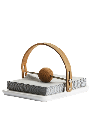 Sagaform Nature Servetthållare Köksredskap Vit 19x19x15cm