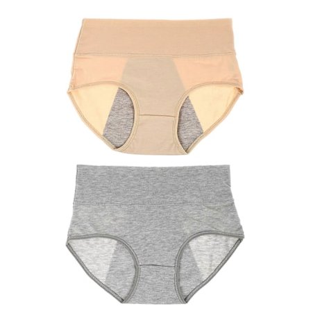 2 stk. Dame Menstruse Trusser Menstruations Undertøj Lækagesikre Menstruations Trusser