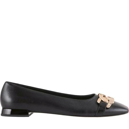 Högl, coco flat shoes Zwart, Dames, Maat:39 EU