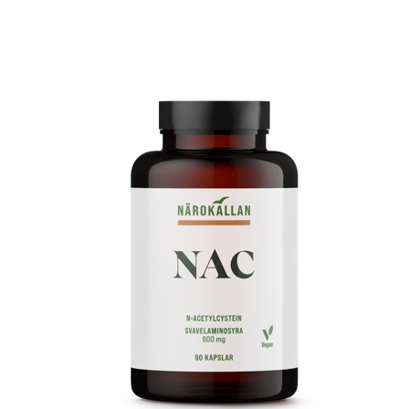 Närokällan NAC N-Acetyl Cystein 600 mg 90 kapslar