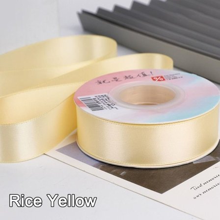 Satengbånd Rødt Bånd RICE YELLOW RICE YELLOW