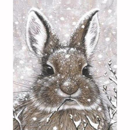 Full 5d Diy Diamond Painting Cross Stitch Winter Hat Broderi Mos Som På Bilden 1 40x50cm