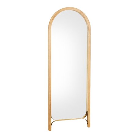 Luonnonpuukehyksinen peili, 66x182 cm