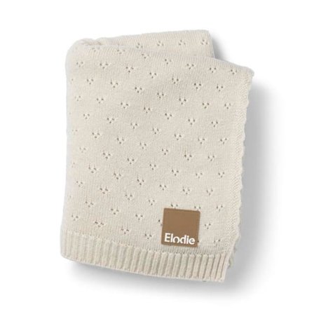 Elodie Details Pointelle Creamy White Filt Bädda Unisex Vit ONESIZE