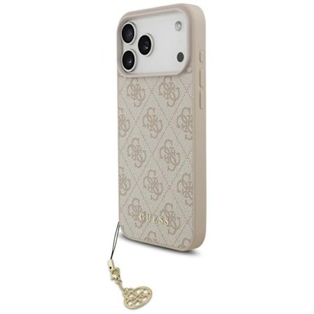 Guess Mobilskal till iPhone 17 Pro Max MagSafe 4G Charms Collection - Rosa