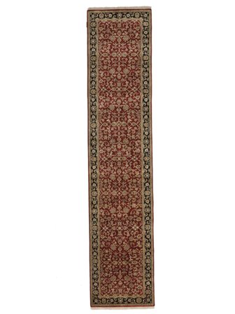 Hand Knotted Sarouk American Rug 78X360 Brown/Black