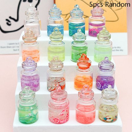 1/5 st Mini Luminous Wishing bottle Home Garden Decor DIY Ornam