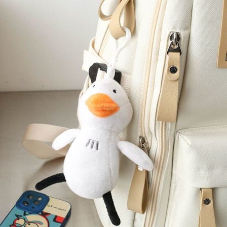 Oppilaskoululaukku, reppu, miesten reppu, uusi neliosainen suurikapasiteettinen reppu keski- ja lukiolaisille tytöille - riipus