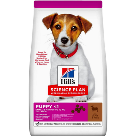 Hills Science Plan - Puppy Small & Mini Lamb & Rice 1,5 kg - Hund - Hundefôr & hundemat - Tørrfôr for hund - ZOO.no
