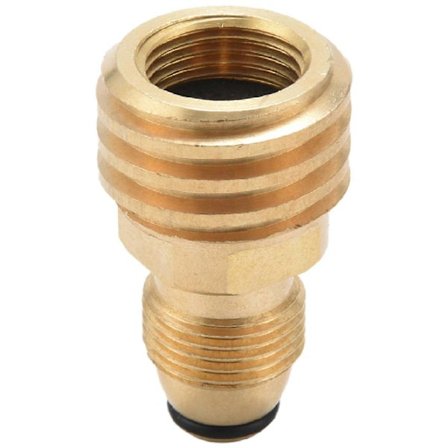 Propan Gas Adapter Konverterar POL LP Tank Service Ventil till QCC1/Type1 - Gammal till Ny [DB]
