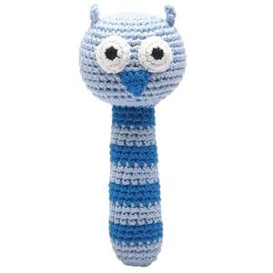 natureZOO Light blue Owl Rattle 0 - 24 months - First toys and baby toys - 0 - 24 months - Blue - Rattle