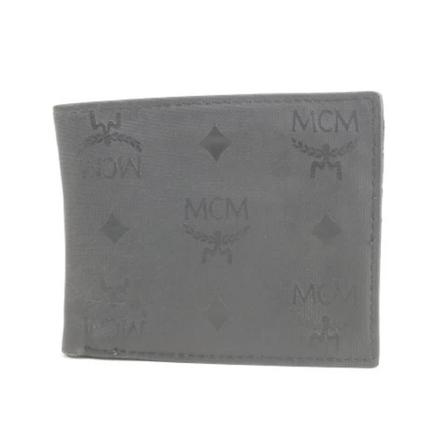 MCM Pre-owned, Pre-owned Fabric wallets Grijs, Heren, Maat:ONE Size