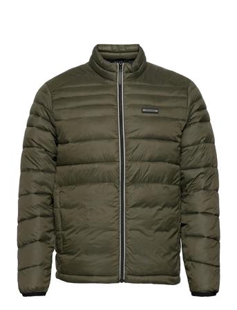Jjeace Puffer Collar Green Jack & J S