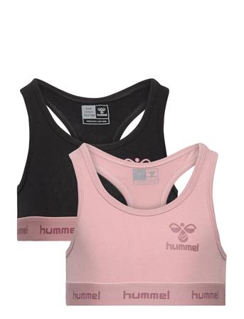 Hmlcarolina Top 2-Pack Night & Underwear Underwear Tops Rosa Hummel